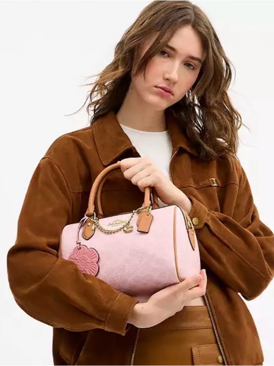 Rowan Satchel Bag In Signature Canvas With Charms - Picture 10 of 12